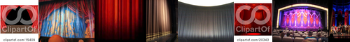 [theater] 劇場, シアター, 戦域 / [curtain] カーテン, 幕, 垂れ絹